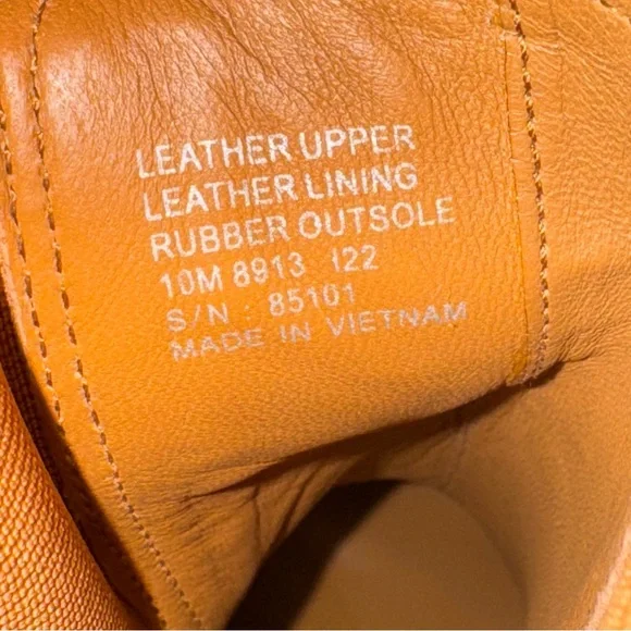 TORY BURCH CARSON LUG SOLE ANKLE BOOT - Toasted Caramel - Sz - 10 .US - Picture 9 of 11